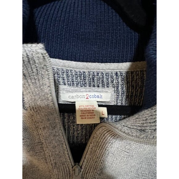 Carbon2Cobalt Full Zip Mens Sweater - Size‎ L - Picture 4 of 5